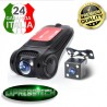 Dash Cam/Dvr  auto - Full HD 1080p 5mpx - Visione notturna - Motion detection - WI-FI  + retrocamera