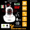 TELECAMERA IP CAMERA HD 720P WIRELESS LED IR LAN MOTORIZZATA DOME CONTROLLO APP